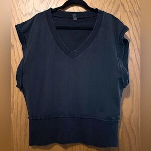 Mono B Black Sleeveless Tee